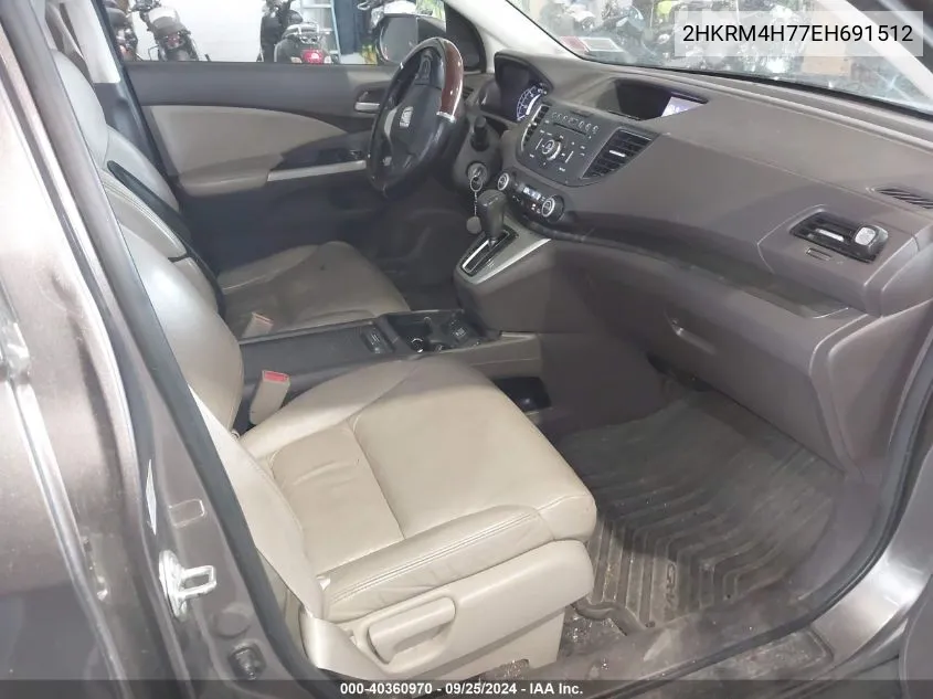 2HKRM4H77EH691512 2014 Honda Cr-V Ex-L