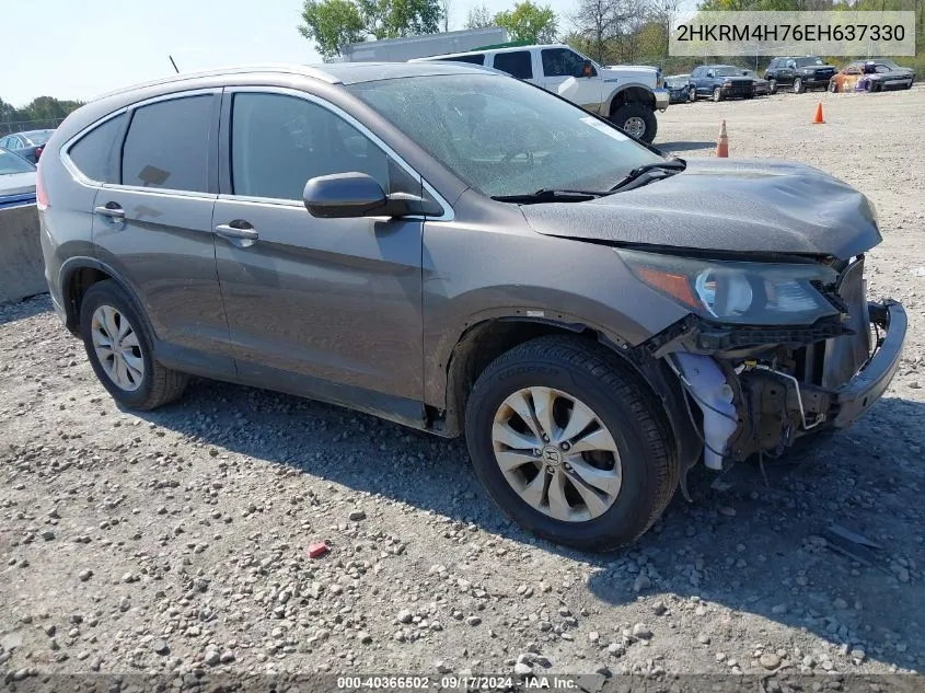 2HKRM4H76EH637330 2014 Honda Cr-V Ex-L