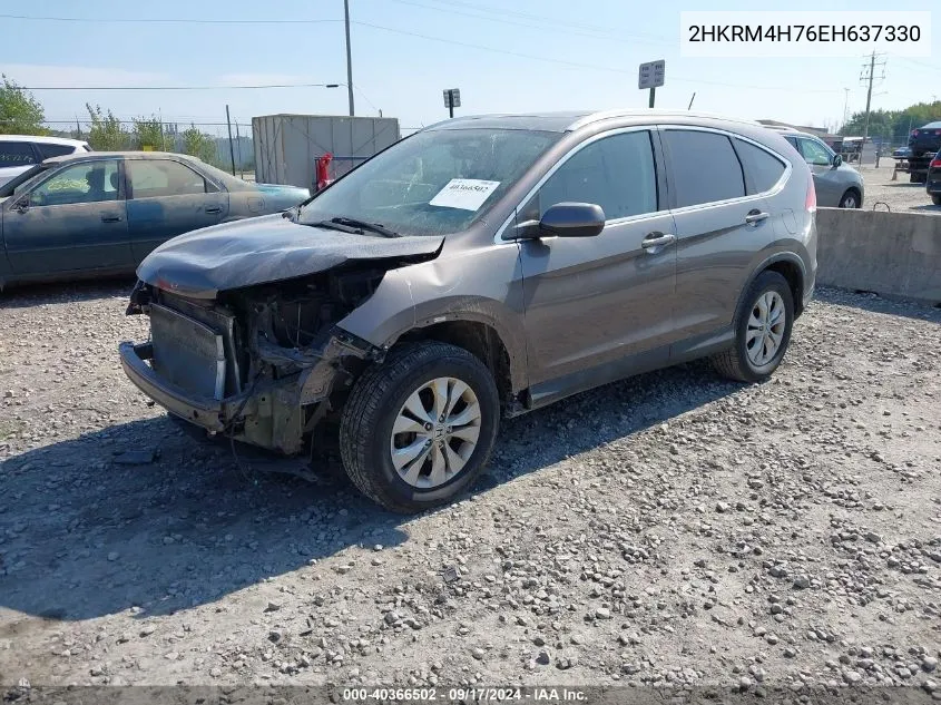 2HKRM4H76EH637330 2014 Honda Cr-V Ex-L