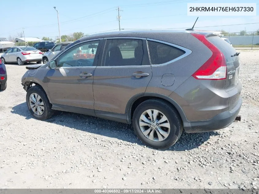 2HKRM4H76EH637330 2014 Honda Cr-V Ex-L