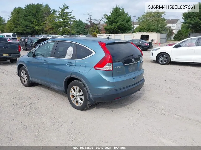 5J6RM4H58EL027661 2014 Honda Cr-V Ex