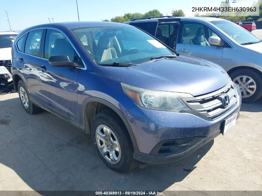 2014 Honda Cr-V Lx VIN: 2HKRM4H33EH630963 Lot: 40369913