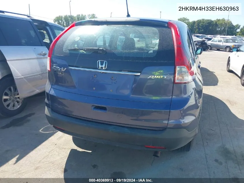 2014 Honda Cr-V Lx VIN: 2HKRM4H33EH630963 Lot: 40369913