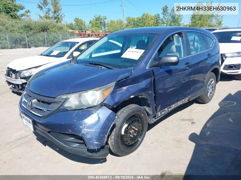 2014 Honda Cr-V Lx VIN: 2HKRM4H33EH630963 Lot: 40369913