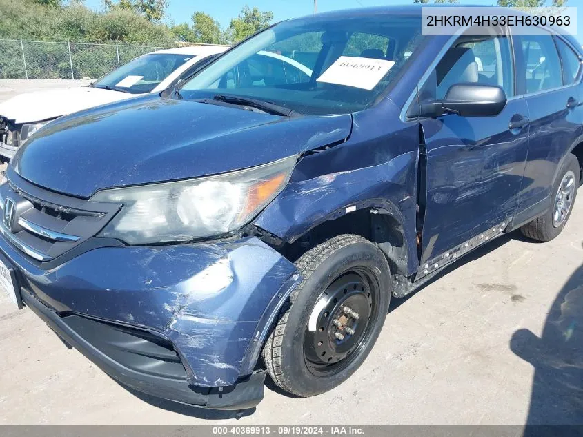 2014 Honda Cr-V Lx VIN: 2HKRM4H33EH630963 Lot: 40369913