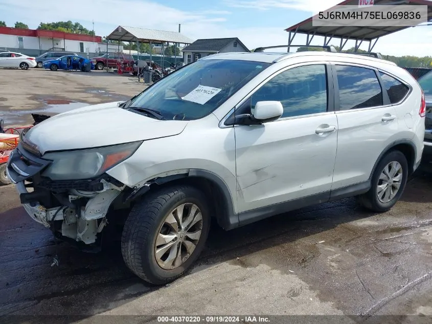 2014 Honda Cr-V Ex-L VIN: 5J6RM4H75EL069836 Lot: 40370220