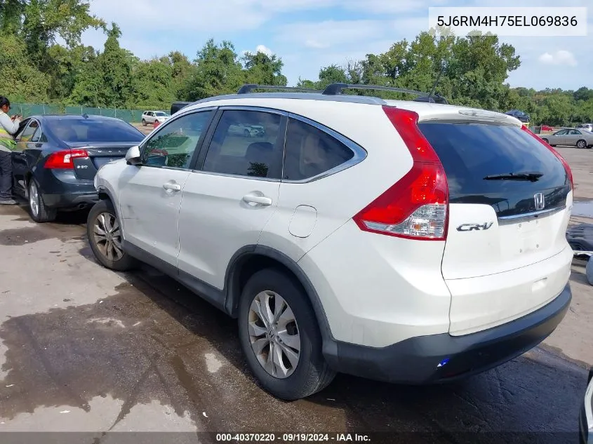 2014 Honda Cr-V Ex-L VIN: 5J6RM4H75EL069836 Lot: 40370220