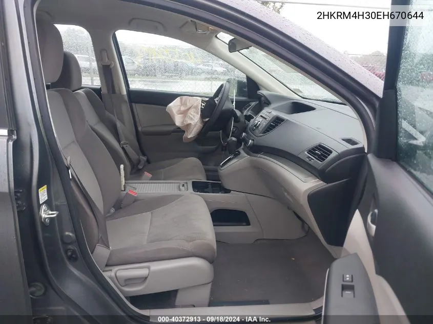 2HKRM4H30EH670644 2014 Honda Cr-V Lx