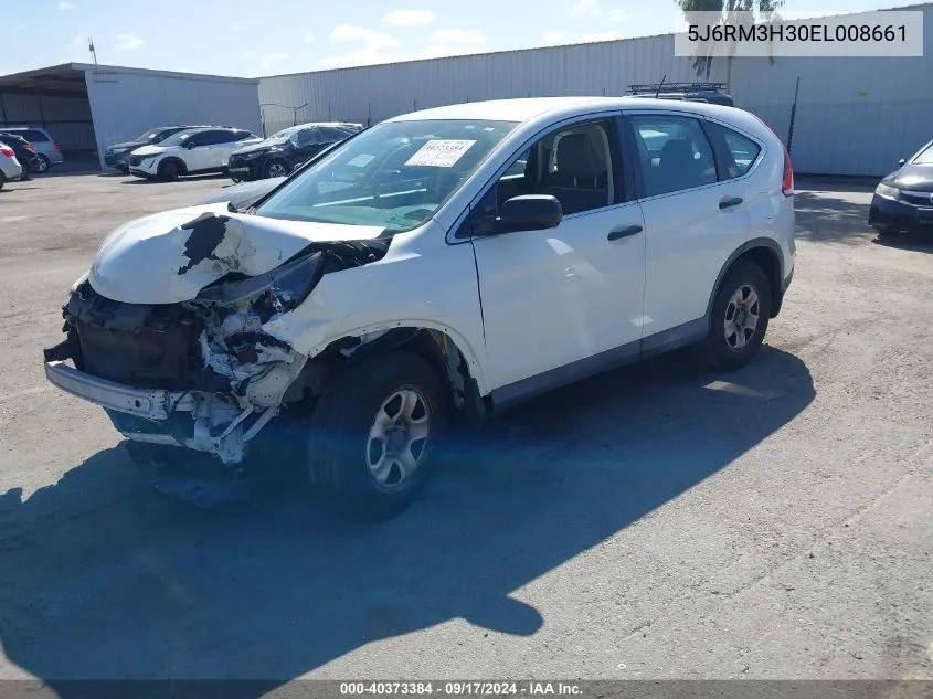 5J6RM3H30EL008661 2014 Honda Cr-V Lx