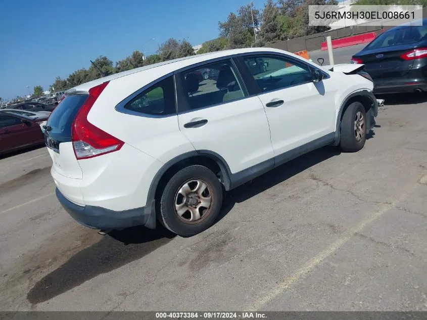 5J6RM3H30EL008661 2014 Honda Cr-V Lx