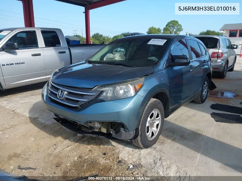 5J6RM3H33EL010016 2014 Honda Cr-V Lx