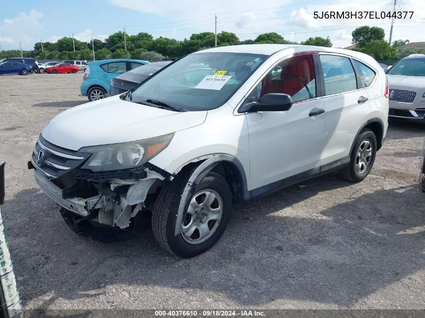 2014 Honda Cr-V Lx VIN: 5J6RM3H37EL044377 Lot: 40376610