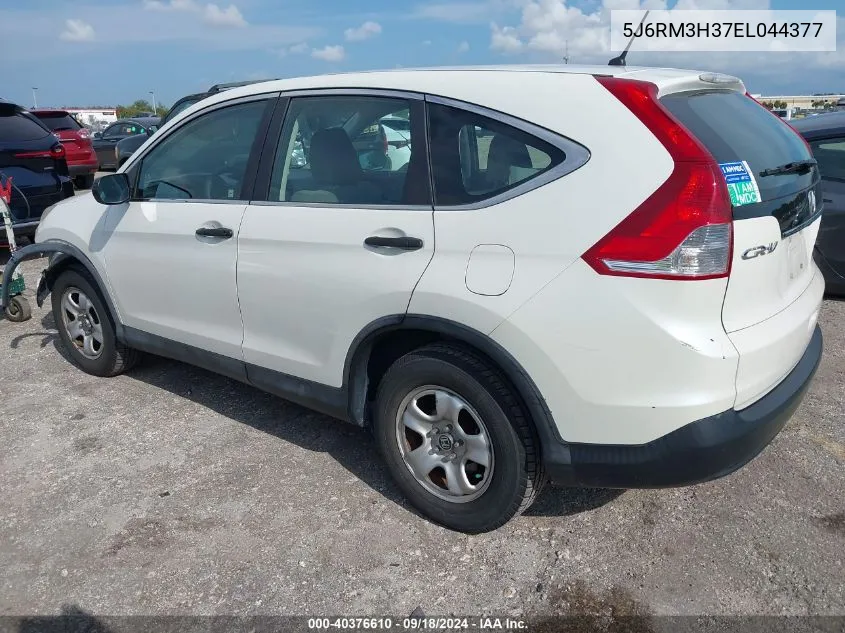 2014 Honda Cr-V Lx VIN: 5J6RM3H37EL044377 Lot: 40376610