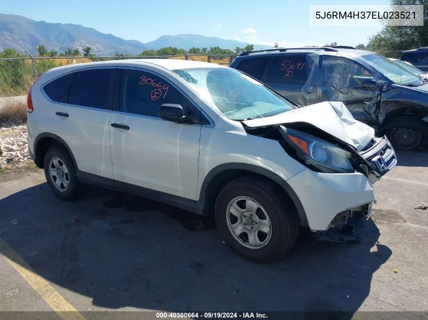 2014 Honda Cr-V Lx VIN: 5J6RM4H37EL023521 Lot: 40380664