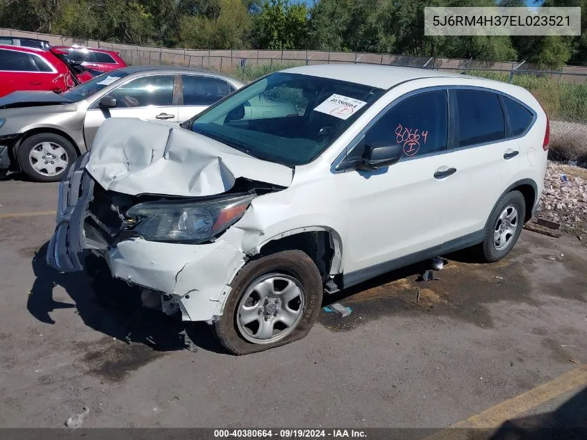 2014 Honda Cr-V Lx VIN: 5J6RM4H37EL023521 Lot: 40380664