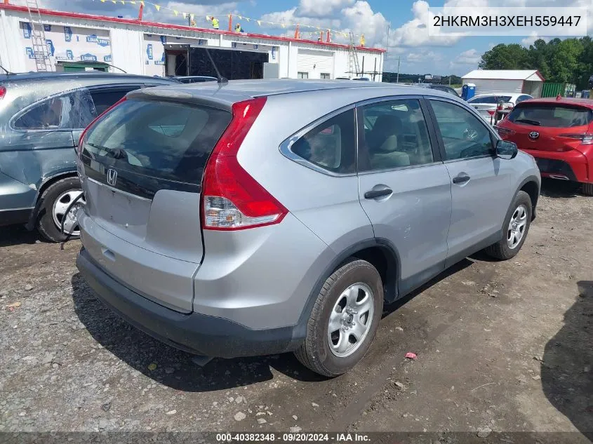 2014 Honda Cr-V Lx VIN: 2HKRM3H3XEH559447 Lot: 40382348