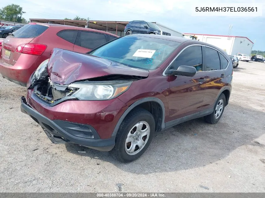 5J6RM4H37EL036561 2014 Honda Cr-V Lx