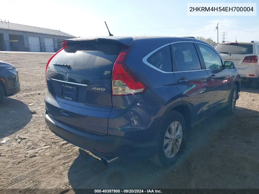 2HKRM4H54EH700004 2014 Honda Cr-V Ex