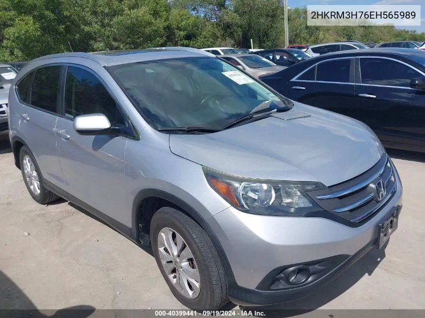 2HKRM3H76EH565989 2014 Honda Cr-V Ex-L