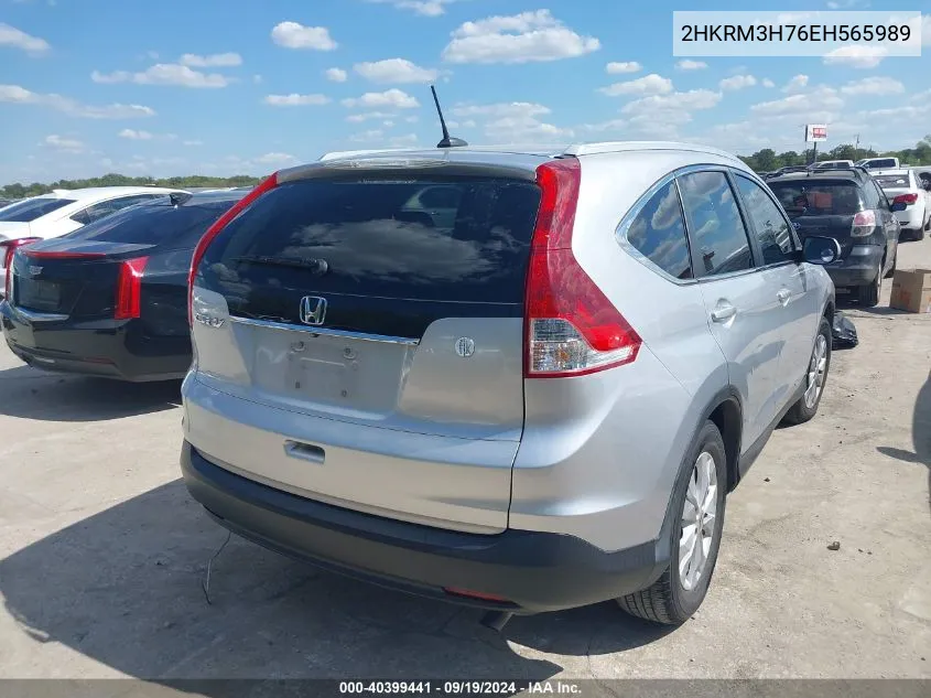 2HKRM3H76EH565989 2014 Honda Cr-V Ex-L