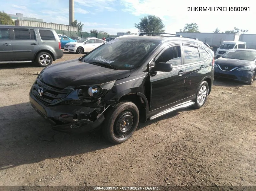 2HKRM4H79EH680091 2014 Honda Cr-V Ex-L