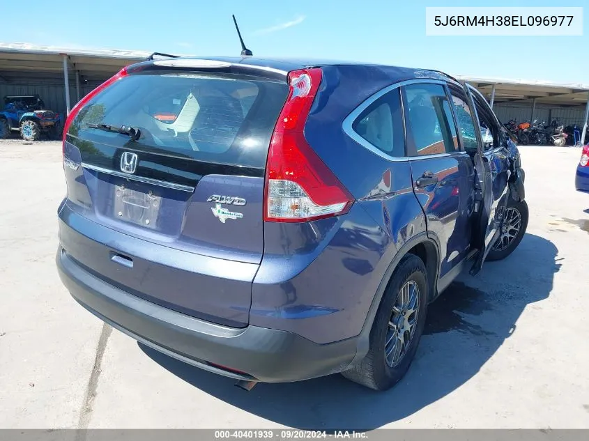 5J6RM4H38EL096977 2014 Honda Cr-V Lx