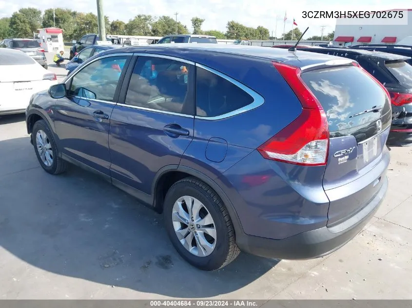 2014 Honda Cr-V Ex VIN: 3CZRM3H5XEG702675 Lot: 40404684