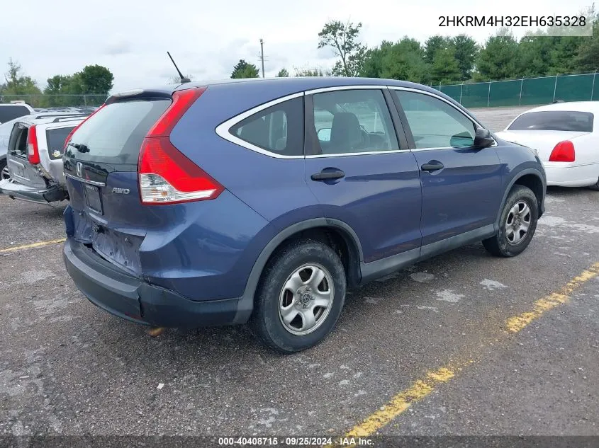 2HKRM4H32EH635328 2014 Honda Cr-V Lx