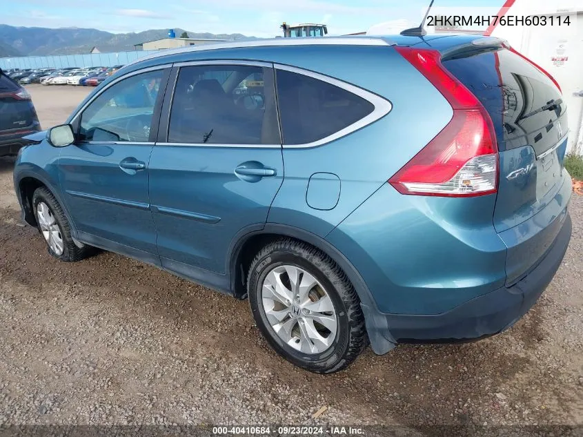 2HKRM4H76EH603114 2014 Honda Cr-V Exl