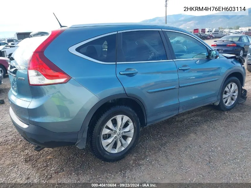 2HKRM4H76EH603114 2014 Honda Cr-V Exl