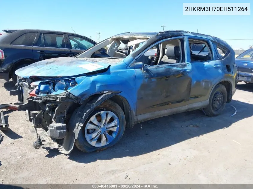 2HKRM3H70EH511264 2014 Honda Cr-V Ex-L