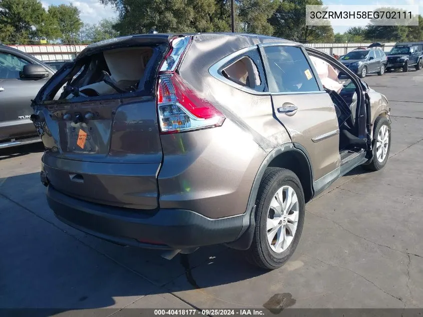 2014 Honda Cr-V Ex VIN: 3CZRM3H58EG702111 Lot: 40418177