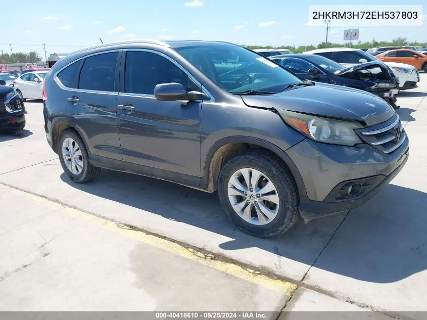 2HKRM3H72EH537803 2014 Honda Cr-V Ex-L