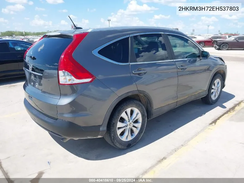 2HKRM3H72EH537803 2014 Honda Cr-V Ex-L