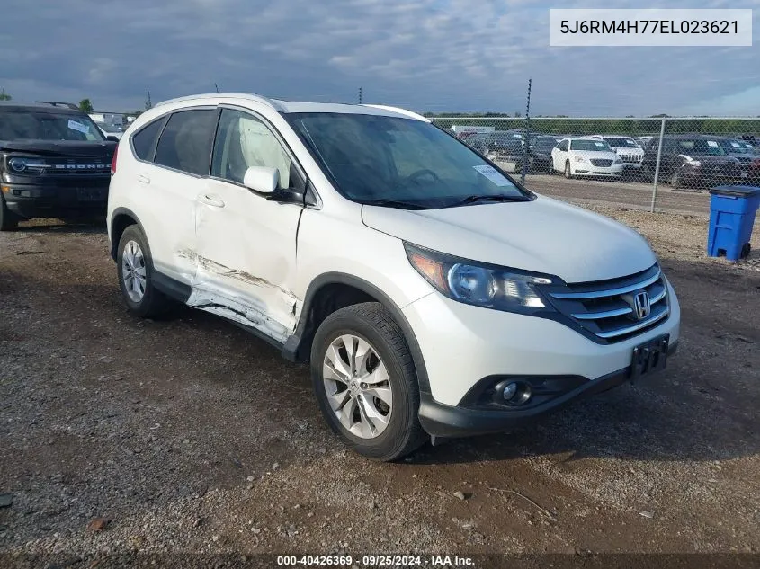 2014 Honda Cr-V Ex-L VIN: 5J6RM4H77EL023621 Lot: 40426369