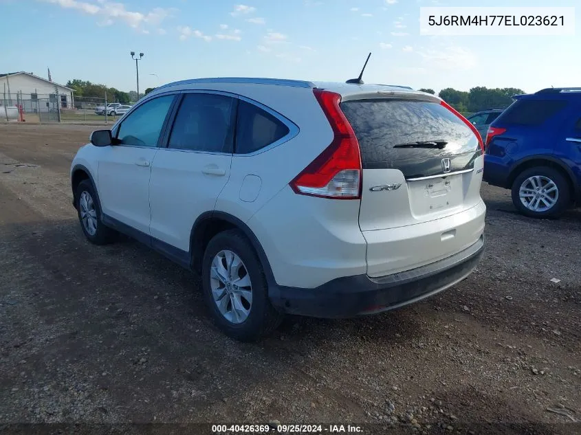 2014 Honda Cr-V Ex-L VIN: 5J6RM4H77EL023621 Lot: 40426369