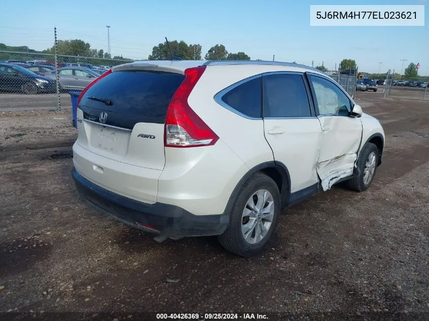 2014 Honda Cr-V Ex-L VIN: 5J6RM4H77EL023621 Lot: 40426369