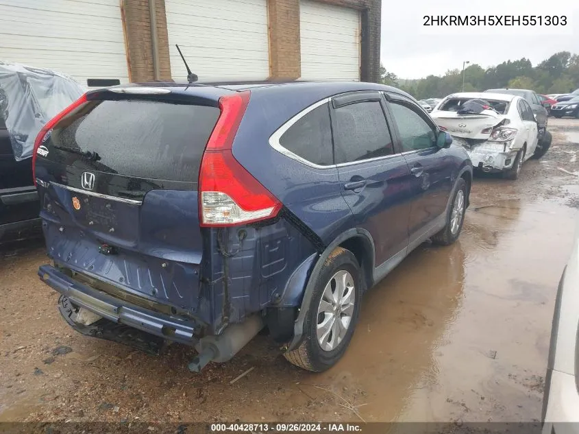 2HKRM3H5XEH551303 2014 Honda Cr-V Ex