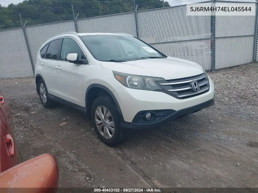 5J6RM4H74EL045544 2014 Honda Cr-V Ex-L