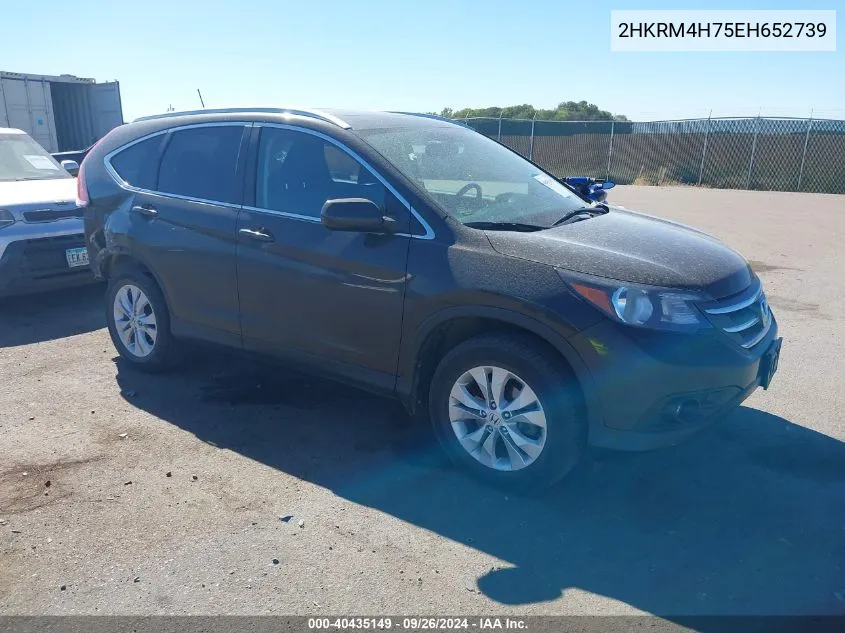 2HKRM4H75EH652739 2014 Honda Cr-V Ex-L