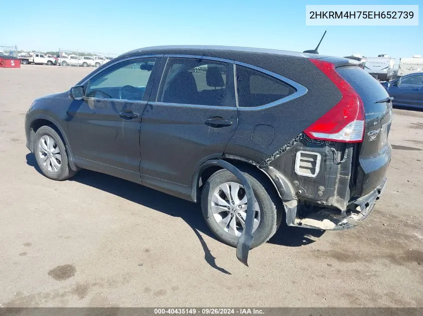 2HKRM4H75EH652739 2014 Honda Cr-V Ex-L