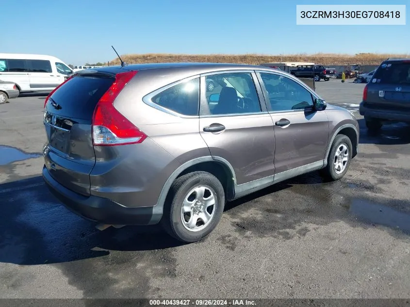 2014 Honda Cr-V Lx VIN: 3CZRM3H30EG708418 Lot: 40439427