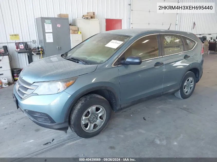 2014 Honda Cr-V Lx VIN: 2HKRM4H3XEH695440 Lot: 40439569