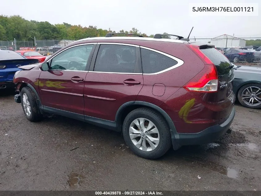 5J6RM3H76EL001121 2014 Honda Cr-V Ex-L