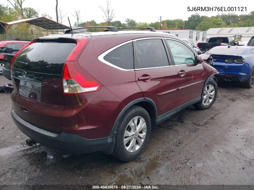 5J6RM3H76EL001121 2014 Honda Cr-V Ex-L