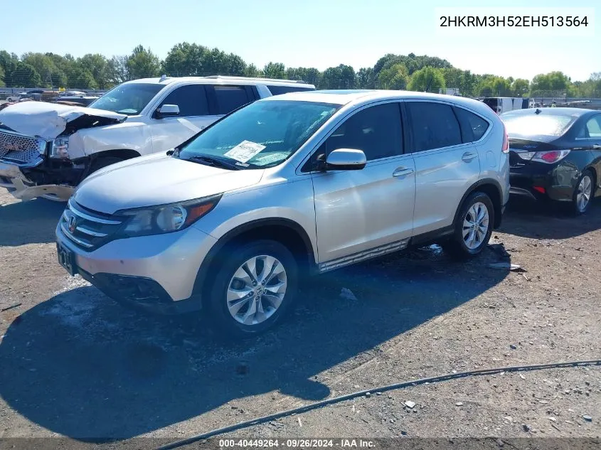 2014 Honda Cr-V Ex VIN: 2HKRM3H52EH513564 Lot: 40449264