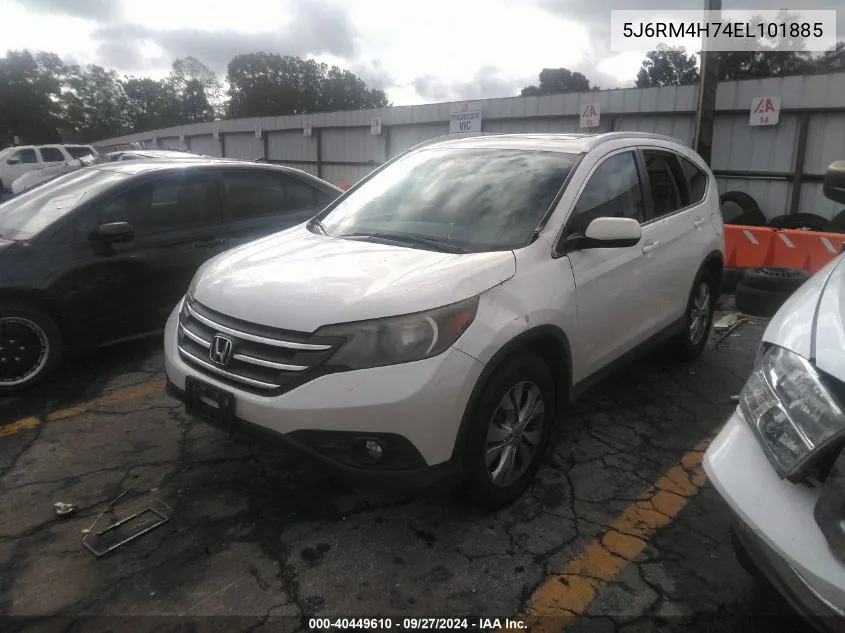 5J6RM4H74EL101885 2014 Honda Cr-V Ex-L