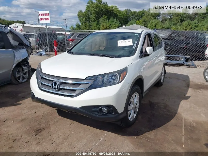 2014 Honda Cr-V Ex VIN: 5J6RM4H54EL003972 Lot: 40449792