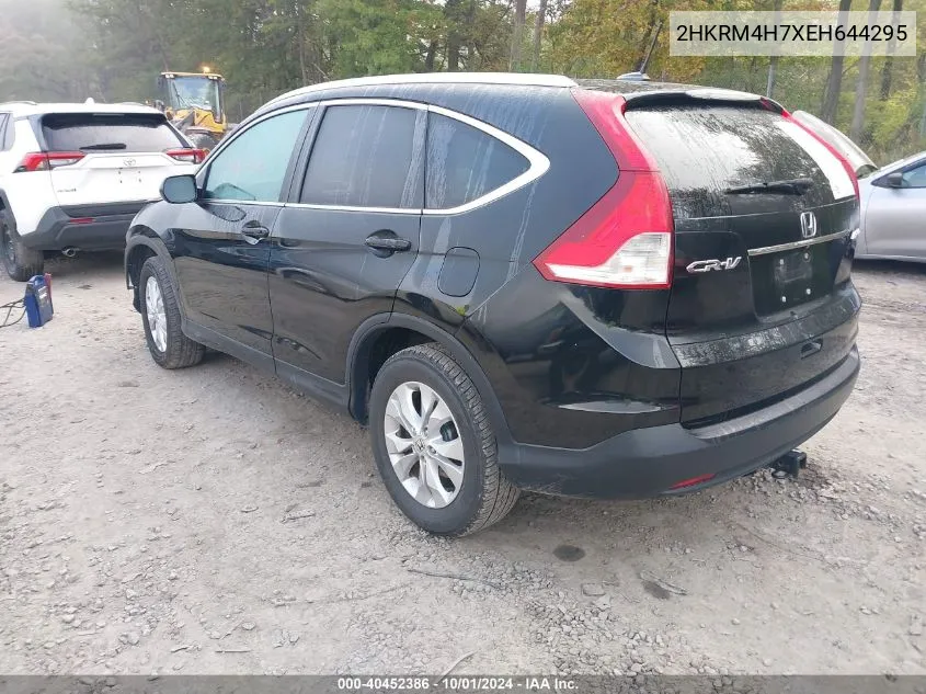 2014 Honda Cr-V Exl VIN: 2HKRM4H7XEH644295 Lot: 40452386