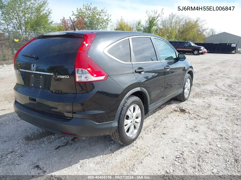 2014 Honda Cr-V Ex VIN: 5J6RM4H55EL006847 Lot: 40455156